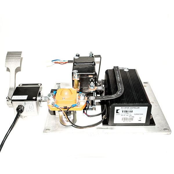 24V 400A DC Series Motor Controller Assemblage with Throttle (foot pedal), replacement of CURTIS 1205M-4601
