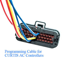 CURTIS 1236 or 1238 AC Motor Speed Controller Programming Cable For 1313-4331, 1313-4401, 1311-4401, 1314-4401 or 1314-4402 Programmer