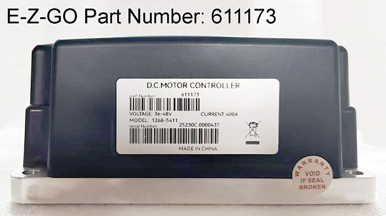 1268-5411, E-Z-GO / CUSHMAN / TEXTRON / TITAN Traction Motor Controller, Part Number 611173, Working with ITS (inductive throttle sensor) Throttle