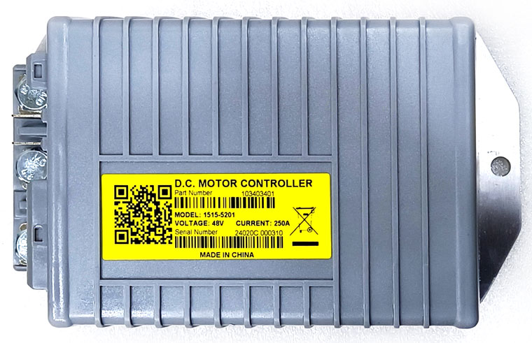Club Car PRECEDENT Golf Cart Separately Excited Motor Speed Controller, Model 1515-5201, 48V - 250A, Club Car Part Number 103403401 / 103403402