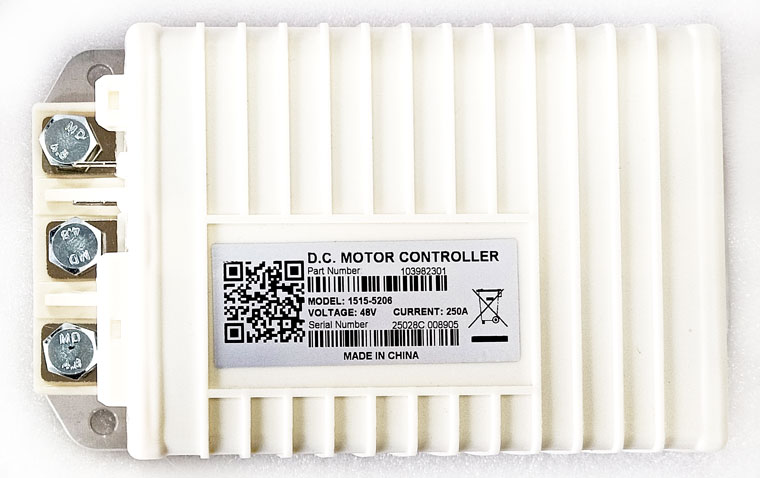 Club Car PRECEDENT Golf Cart Separately Excited Motor Speed Controller, Model 1515-5206, 48V - 250A, Work With MCOR3 / MCOR4