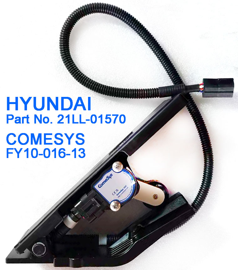 COMESYS Electric Accelerator Assembly FY10-016-13, HYUNDAI Part Number 21LL-01570
