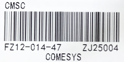 Product Code of COMESYS Throttle FZ12-014-47