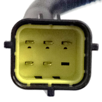 6-Pin Flat Connector of Clark GZX / GEX forklift Throttle FZ12-153-47