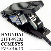 COMESYS Pedal Throttle FZ3-016-13, Hyundai Forklift Accelerator 21FT-99202
