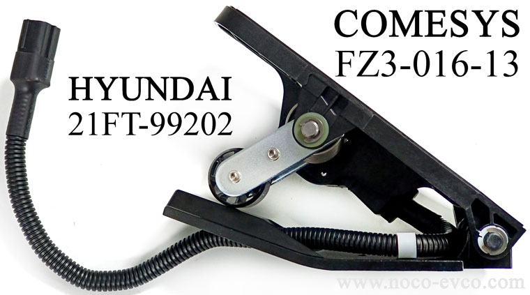 COMESYS Electric Accelerator Assembly FZ3-016-13, HYUNDAI Part Number 21FT-99202