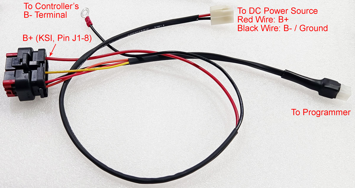 CURTIS 1229 Permanent Magnet Drive DC Motor Speed Controller Programming Cable
