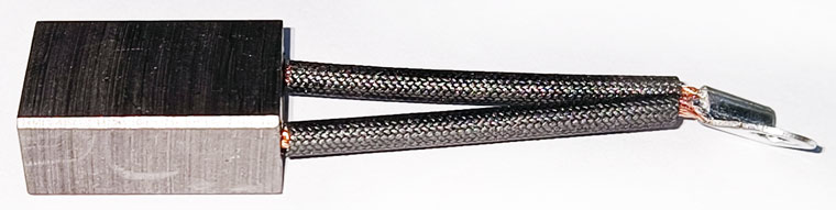 Carbon Brush 12.5x20x30 mm, Side-Power Thruster Part