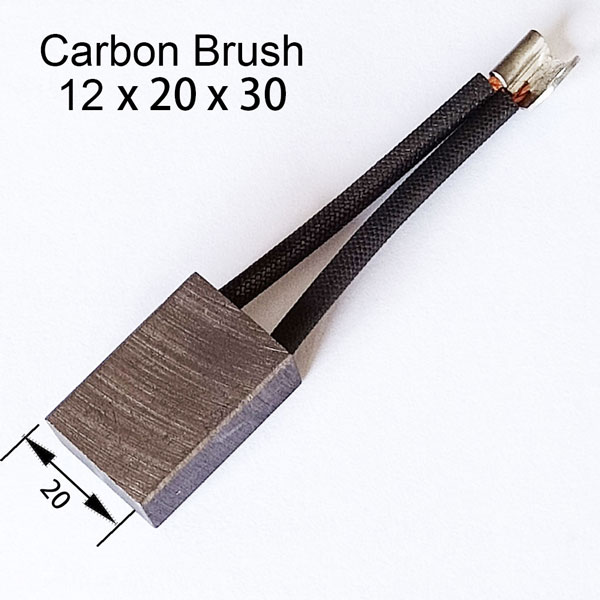 Carbon Brush 12x20x30 mm, Tail Lift Pump Driver Motor Part, Grinding Machine Part