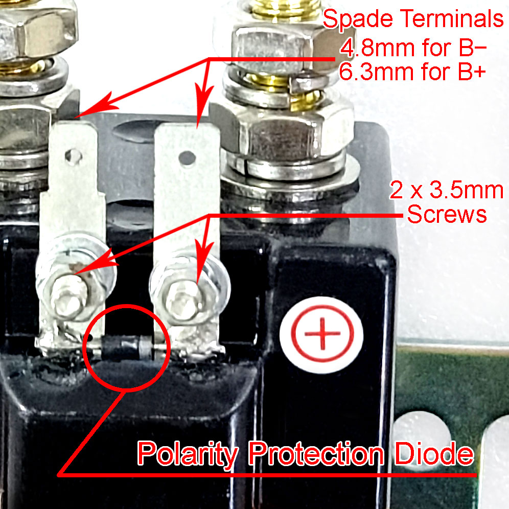 Features of Club Car 48V DC Contactor 101908701 / 102774701
