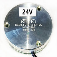 24V 4N.m Spring Operated Brake SEB0.4-24V-15-5-F-D2, HANGCHA / NOBLELIFT / JIALIFT / LONKING Walkie Pallet Truck EM Brake Assembly