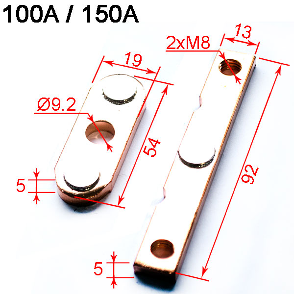 Dimensions of GE IC4482 SPST 100A / 150A Contactor Repair Kit