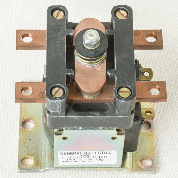 GE Single-Pole Single-Throw DC Contactor, 24V 150A DC Power Solenoid