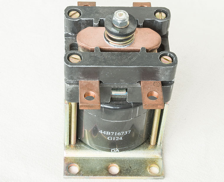 GE Single-Pole Single-Throw DC Contactor, 24V 150A DC Power Solenoid