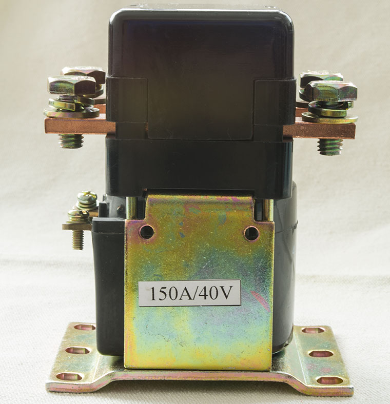 GE Single-Pole Single-Throw DC Contactor, 40V 150A DC Power Solenoid