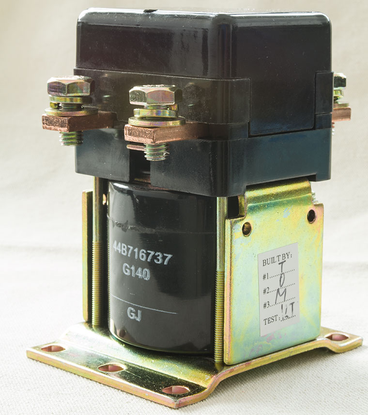 GE Single-Pole Single-Throw DC Contactor, 40V 150A DC Power Solenoid