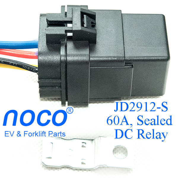 Waterproof JD2912-S DC Relay, With Wired Socket, With Bracket