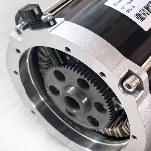 45V / 7.0kW MAHLE Three Phase AC Motor AMT7167, 72V E-Z-GO Golf Cart Utility Vehicle Traction Motor