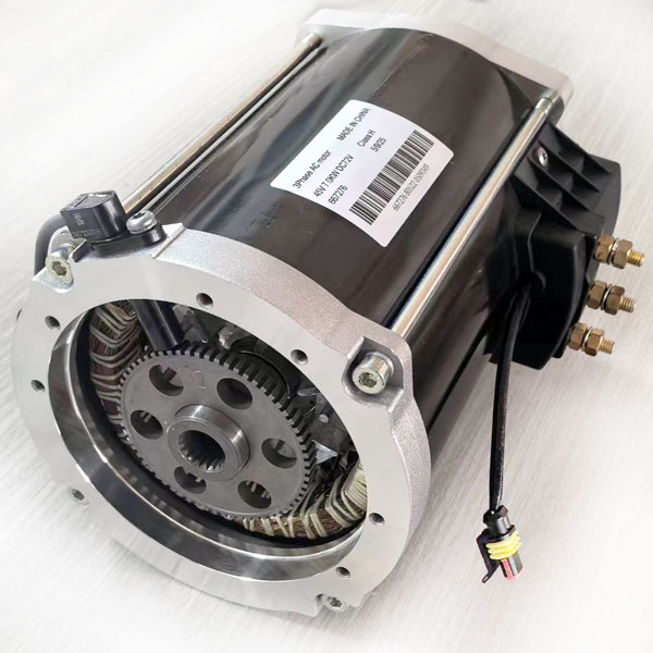45V / 7.0kW MAHLE Three Phase AC Motor AMT7167, 72V E-Z-GO Golf Cart Utility Vehicle Traction Motor