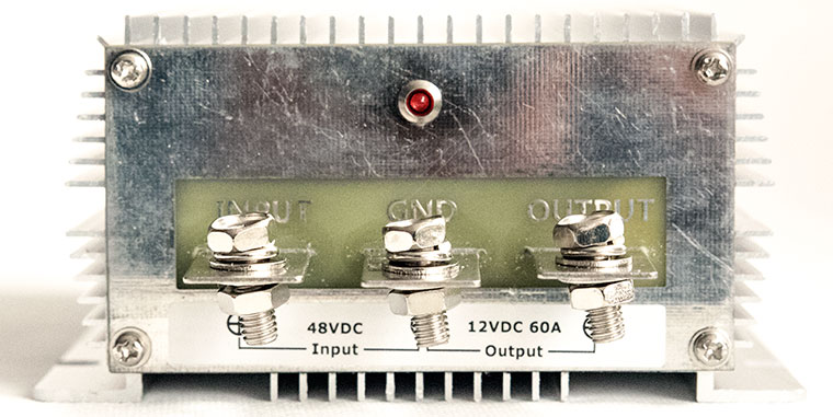 36-48V to 12V DC-DC Converter, model RC481250 and RC481260, 600W / 720W non-isolated DC power source