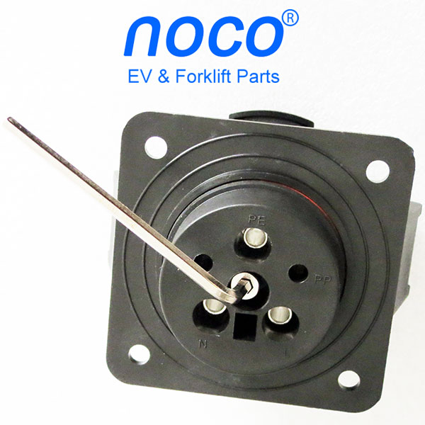 SAE J1772 Socket Body With pressing cover