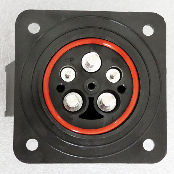SAE J1772 Socket Body With pressing cover