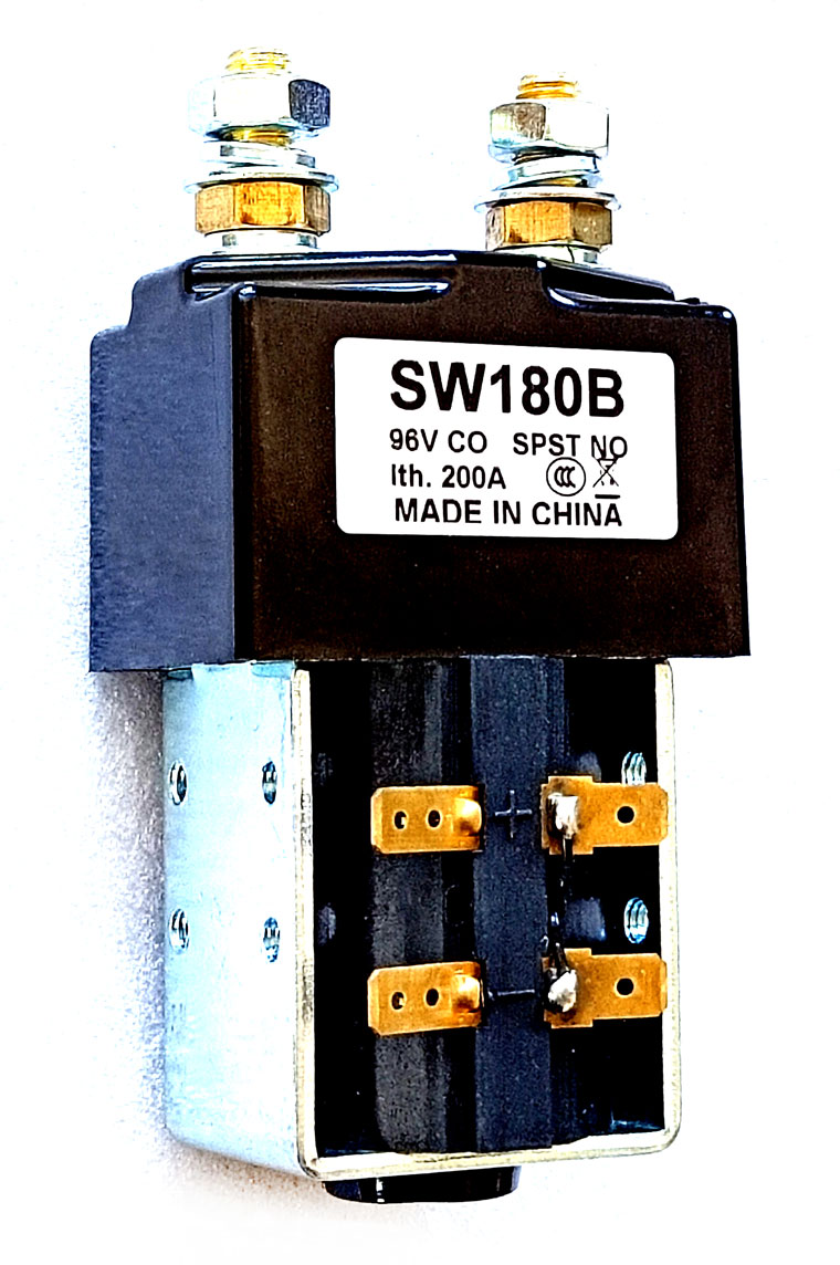 Abright SW180_SW180B DC Contactor, 48V 200A CO, With Magnetic Blowout