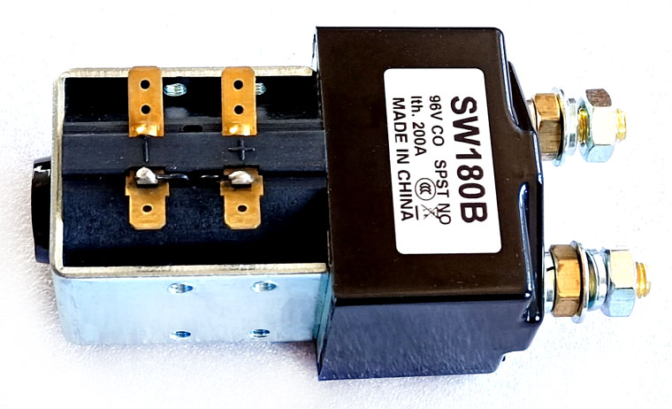 Abright SW180_SW180B DC Contactor, 48V 200A CO, With Magnetic Blowout