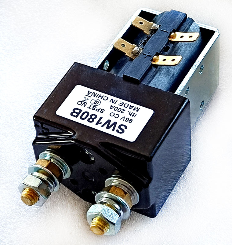 Abright SW180_SW180B DC Contactor, 48V 200A CO, With Magnetic Blowout