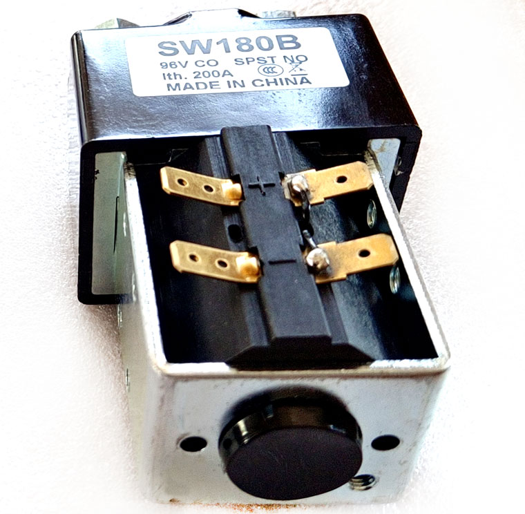 Abright SW180_SW180B DC Contactor, 48V 200A CO, With Magnetic Blowout