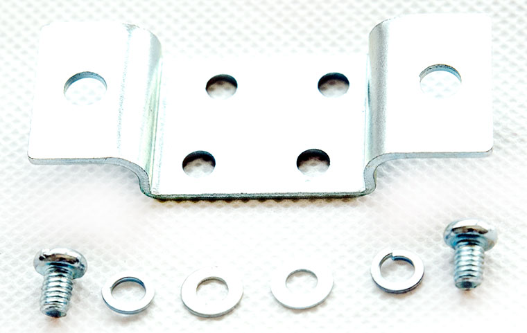 Albright SW80, SW81, SW82, QCC26C-100A, 100A / 125A SPST SPNO DC Contactor Installation Bracket, M Form