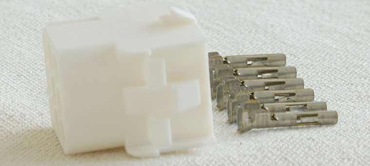 TE 9-Pin Connector, One Housing (part number 350782-1) + 9 Pins (part number 350536-1)