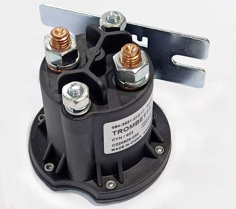 36V TROMBETTA PowerSeal DC Contactor 684-3651, With Flat type L Shape Bracket