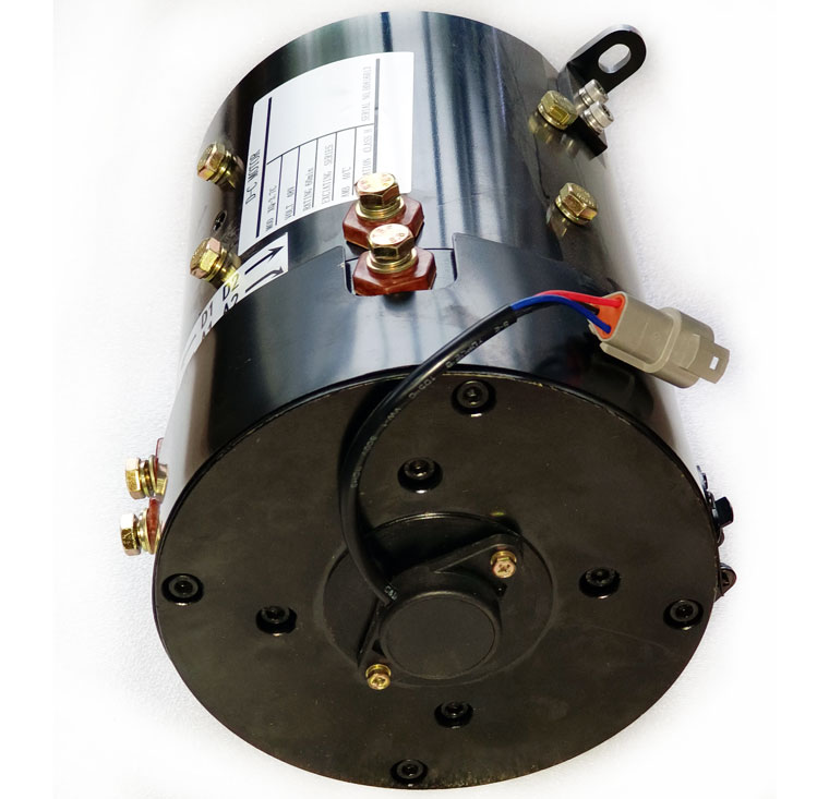 36V / 48V DC Series Winding Motor for Club Car DS Golf Carts, with 10-Teeth Spline