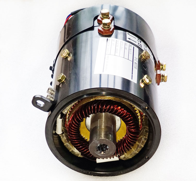 36V / 48V DC Series Winding Motor for Club Car DS Golf Carts, with 10-Teeth Spline
