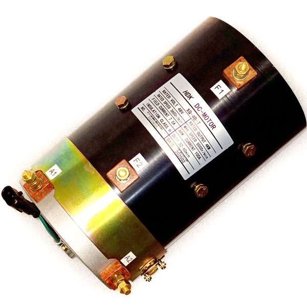 48V 4kW DC SepEx Motor XQ-4B-T, HDK Golf Cart Traction Motor