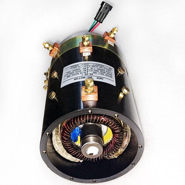 48V 4kW DC SepEx Motor XQ-4B-T, HDK Golf Cart Traction Motor
