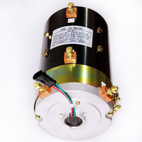 48V 4kW DC SepEx Motor XQ-4B-T, HDK Golf Cart Traction Motor