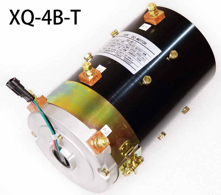 48V 4kW DC SepEx Motor XQ-4B-T, HDK Golf Cart Traction Motor