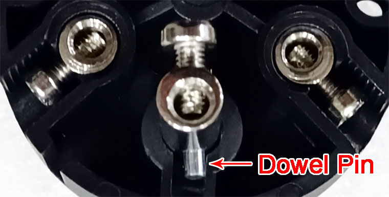 Positio of DOWEL Pin of YEEDA Y115 Socket Connector